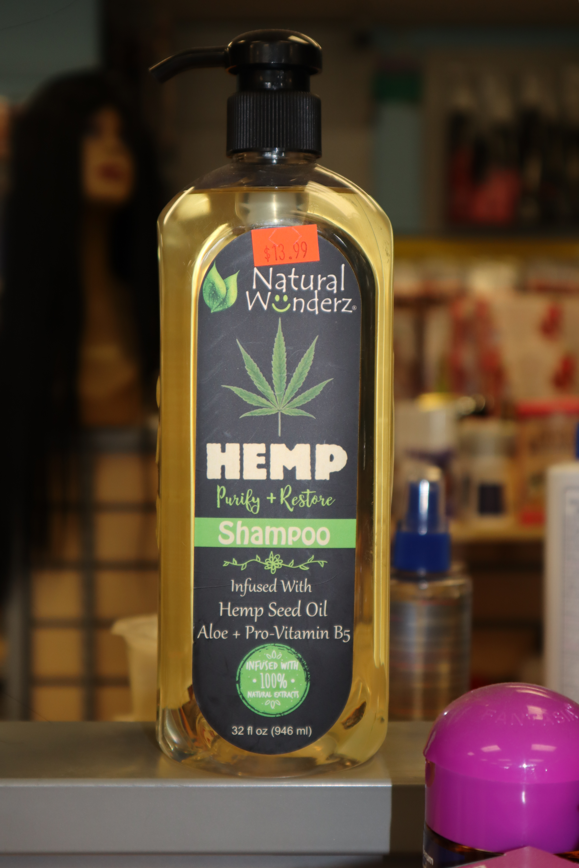 Natural Wonderz Hemp Purity+Restore Shampoo