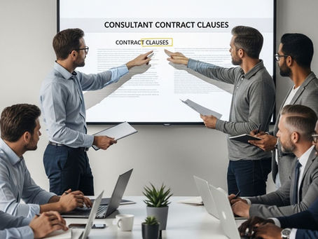 consultant contract clauses