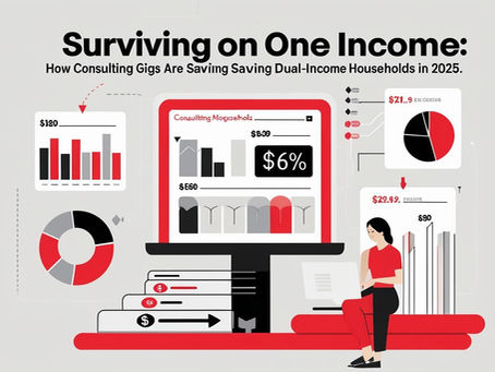 Surviving on One Income in 2025: Why Consulting Is Your Financial Lifeline. What if your household suddenly had to rely on just one income?