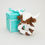 Thumbnail: Texas Brown Highland Cow Baby Rattle & Pop up box