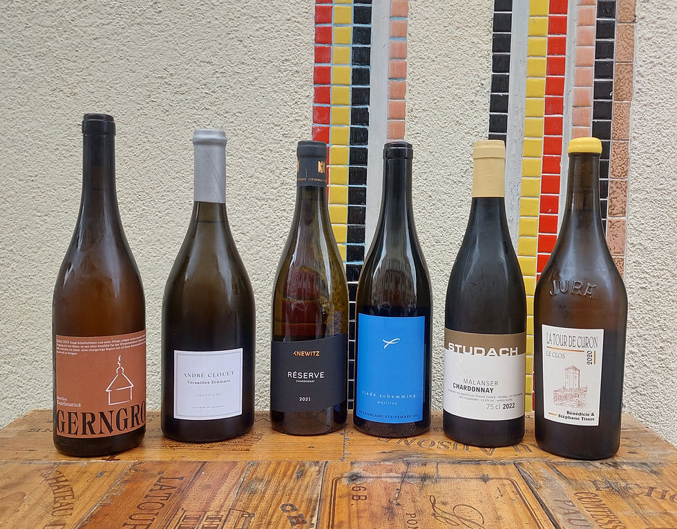 Chardonnay anything but Burgundy   € 39,-