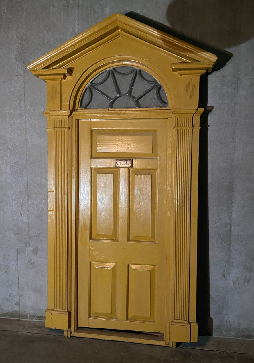 Thumbnail: Exceptionally rare early 19th C Empire Loyalist front door entry, Ontario c1820