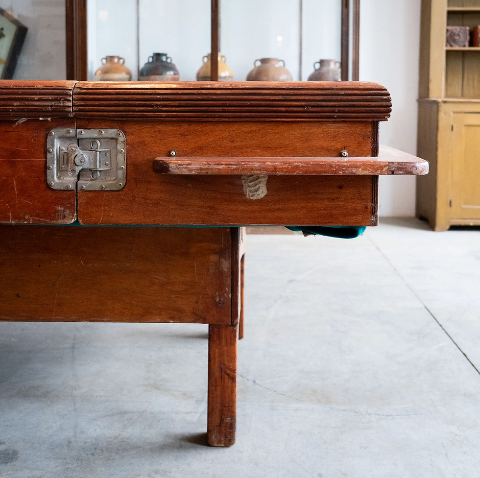 Thumbnail: A mid-20th C American Craps folding Games Table in remarkable condition c1940s