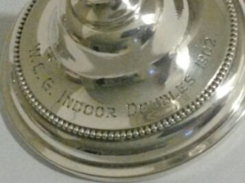 Thumbnail: Four sterling silver presentation candlesticks, Wimbledon Championships, 1902