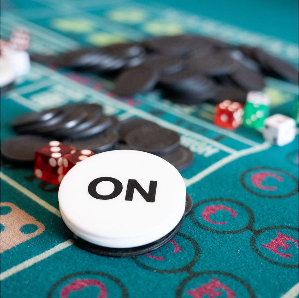 Thumbnail: A mid-20th C American Craps folding Games Table in remarkable condition c1940s