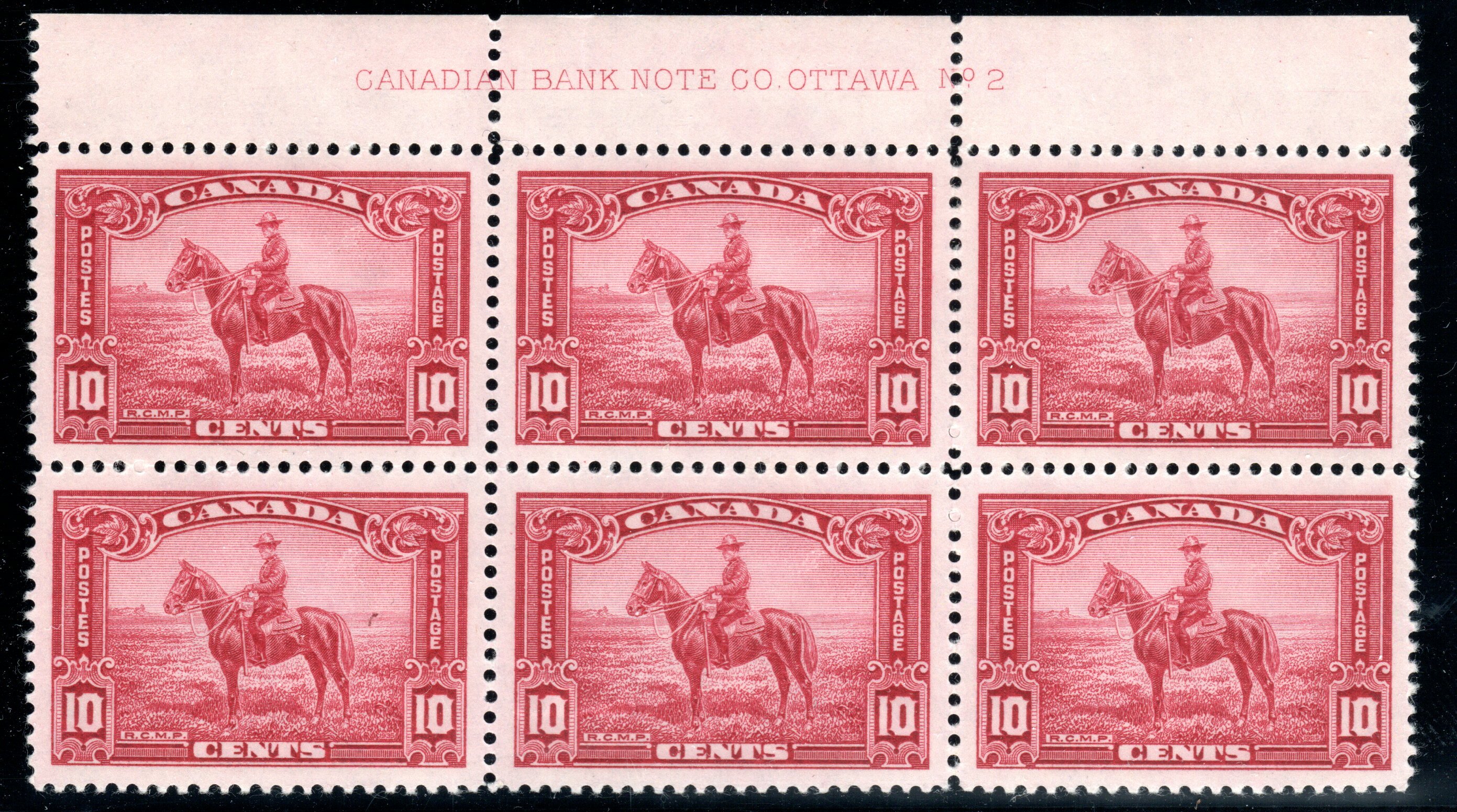 MOUNTIE PLATE BLOCK