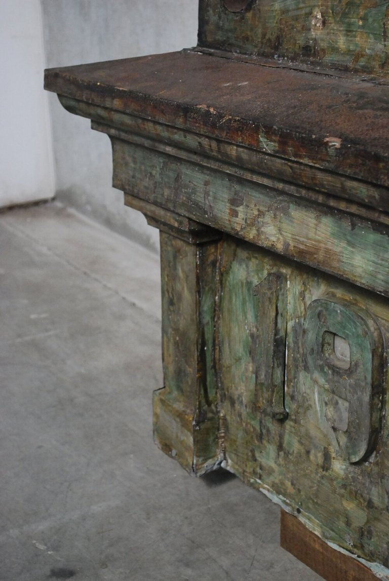 Thumbnail: An exceptional oxidized zinc architectural building fragment circa 1909