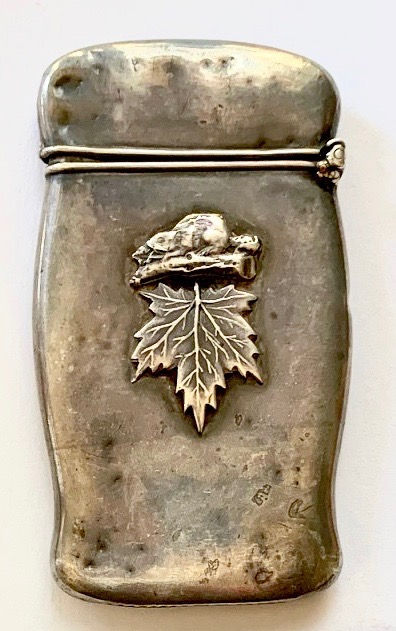 Thumbnail: 1.	A Canadian Commonwealth Sterling silver and enamel match safe