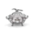 Thumbnail: A George II silver soup tureen, Charles Frederick Kandler, London, 1750