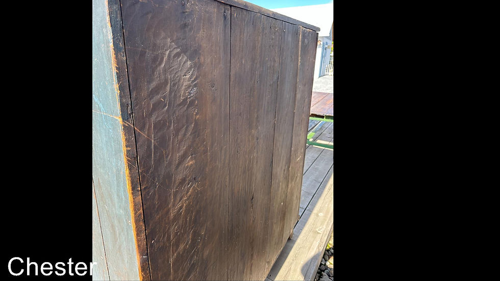 Thumbnail: A mid 18th century Canadian Louis XIII painted cabinet, Quebec