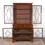 Thumbnail: A late 19th Century English astragal glazed mahogany bookcase on bracket feet
