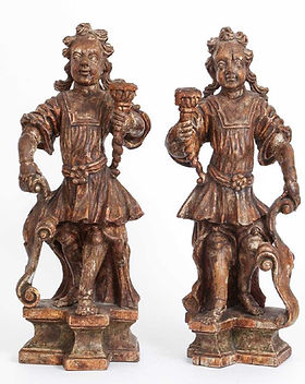 Cherry Hill Antiques 01 - Oak Candle Hol