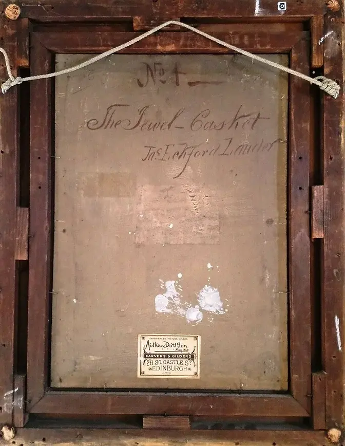 Thumbnail: James Eckford Lauder RSA (Scottish, 1811-1869) The Jewel-Casket, c1850