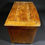 Thumbnail: A museum quality 18th C Québec curly maple bowfront chest of drawers circa 1730