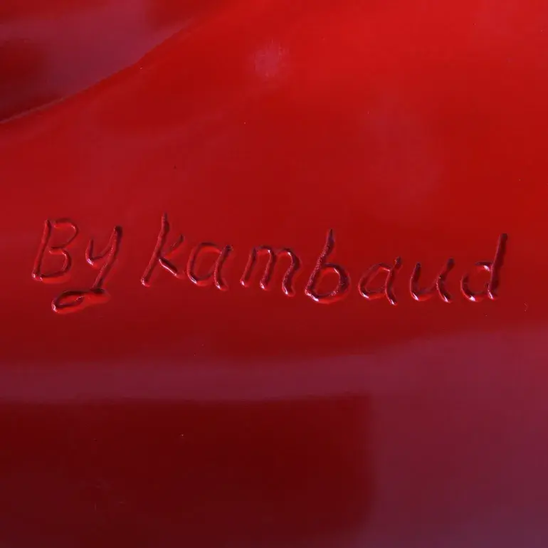 Thumbnail: A large bold resin Crocodile sculpture by French artist “Rambaud”