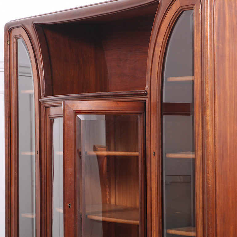 Thumbnail: A rare French mahogany Art Nouveau cabinet, attributed to Louis Majorelle c1900