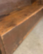 Thumbnail: An early 19th C French Canadian 'banc lit' daybed bench, Quebec, circa 1820