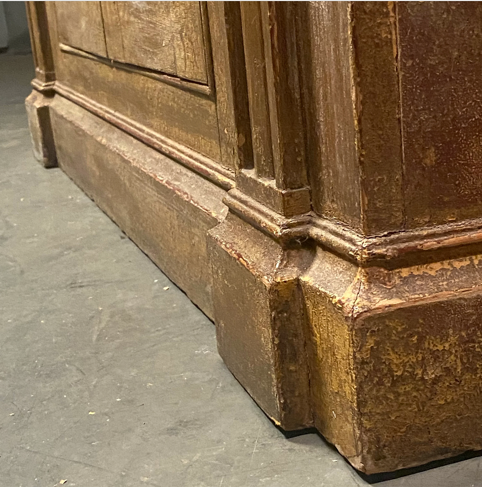 Thumbnail: An early 19th C Canadian pine sideboard, found in New Brunswick c1830