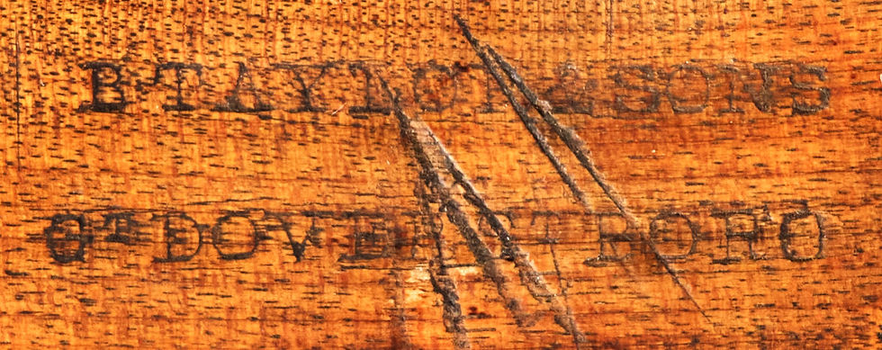 Thumbnail: A William IV mahogany extending library table by Benjamin Taylor & Sons