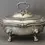Thumbnail: A George II silver soup tureen by George Wickes, 1758