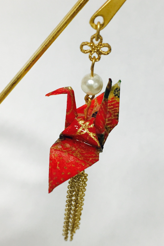 Crane Kanzashi
