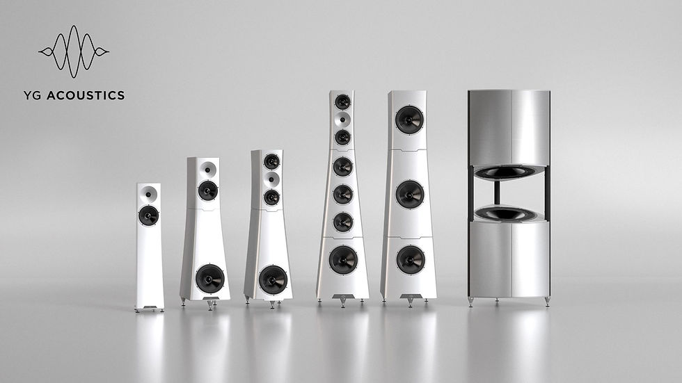 Close-up view of a high-quality speaker system