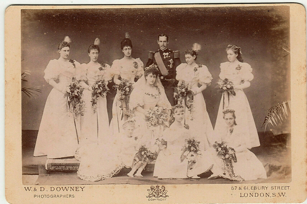 22 July 1896 - Princess Maud of wales married Prince Carl of Denmark