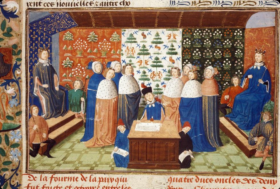 18 July 1389 – France and England agree to the Truce of Leulinghem, inaugurating a 13-year peace, the longest period of sustained peace during the Hundred Years' War.