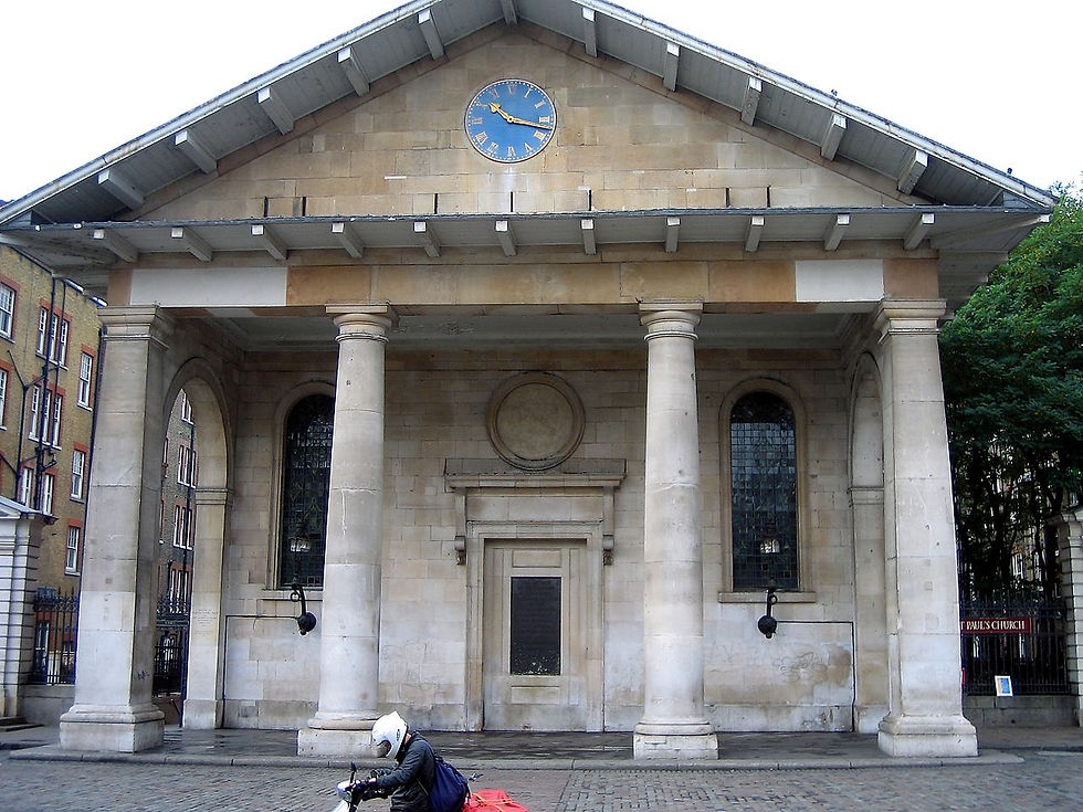 St. Paul's Covent Garden, designed by Inigo Jones