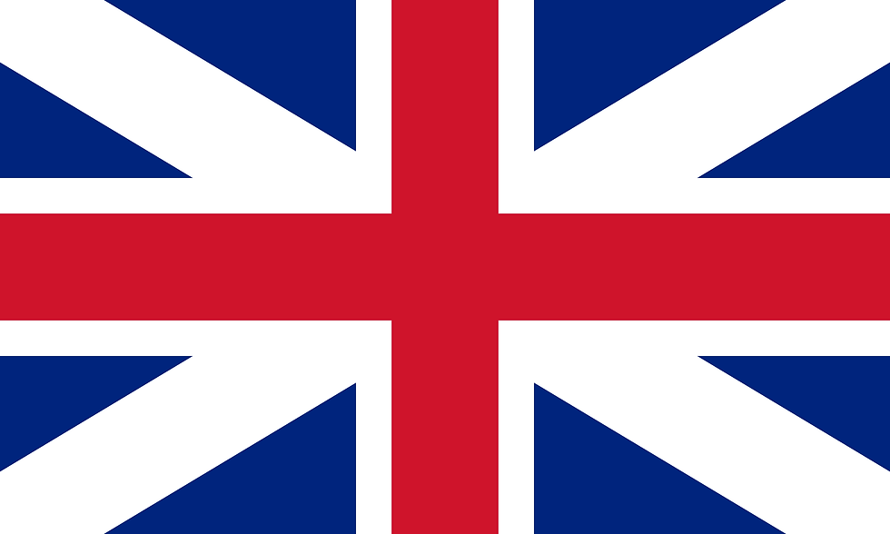 The original Flag of Great Britain created in 1606
