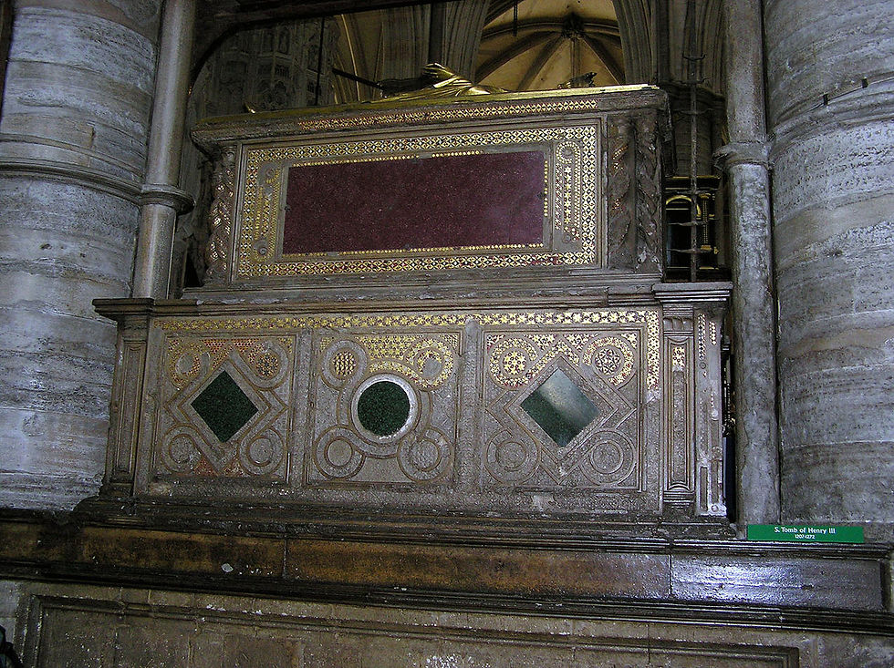 Henry III's tomb in Westminster Abbey, London
