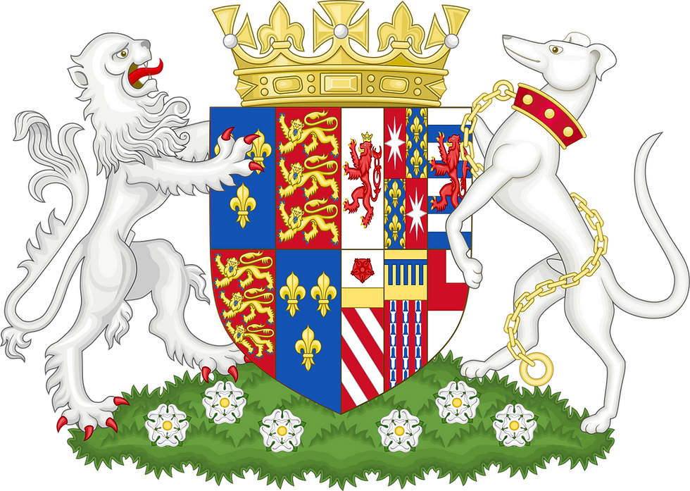 Coat of arms of Elizabeth Woodville, Queen of England as the wife of Edward IV.