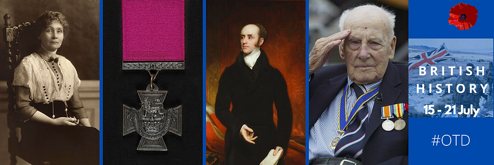 On this day in British history 15 - 21 July cover