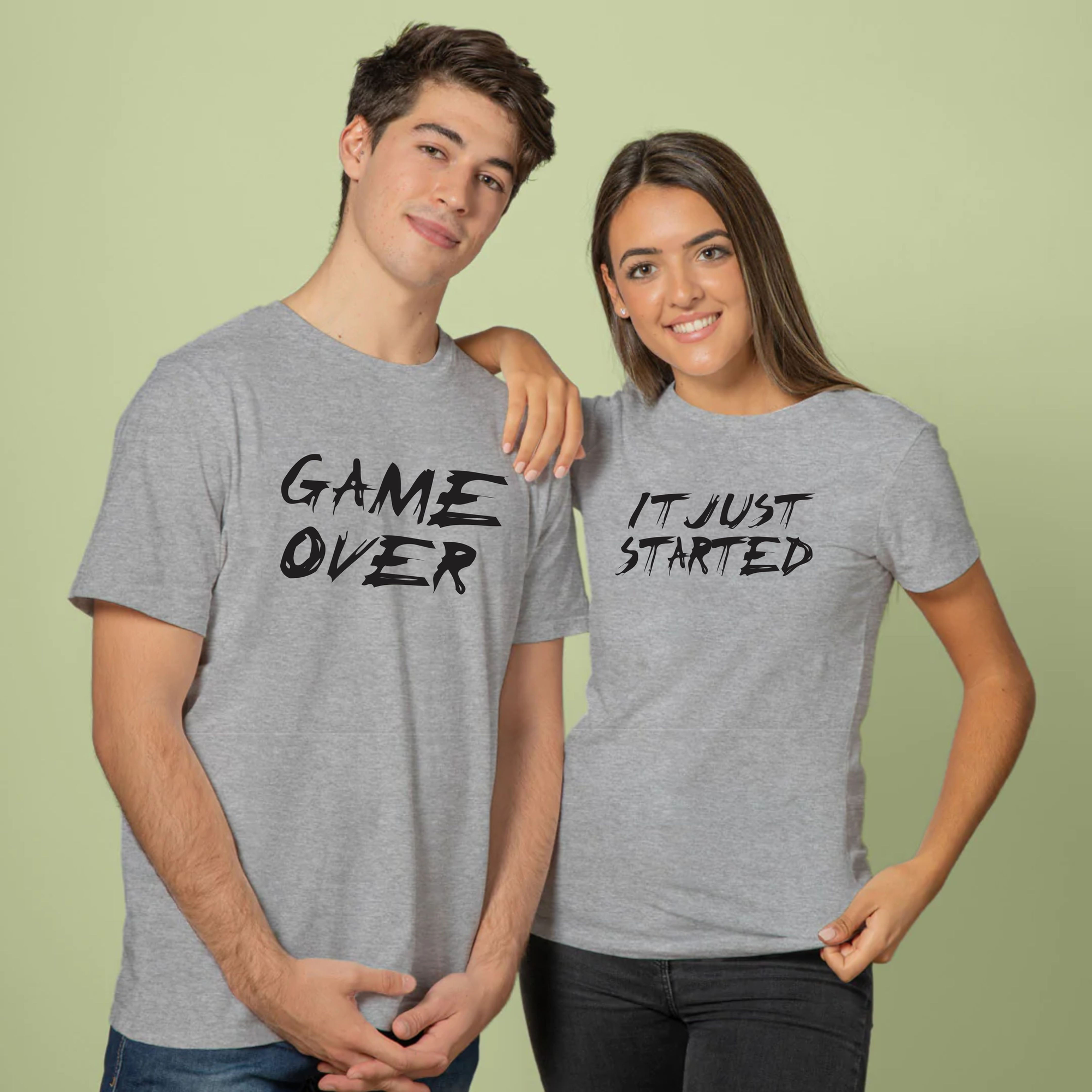 Game Over It Just Started - Unisex Adults T-shirts