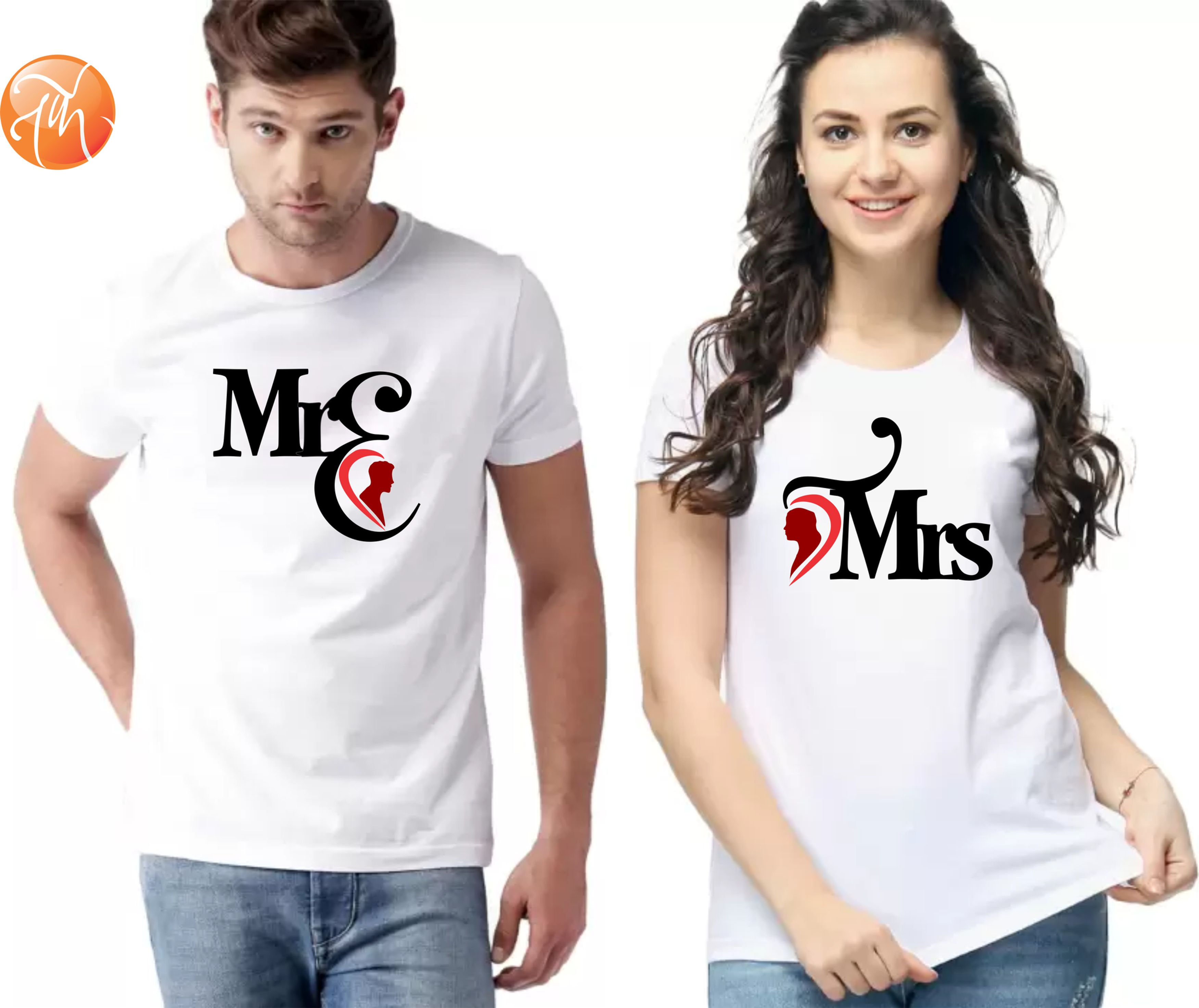 Mr. & Mrs. - Unisex Adults T-shirts