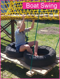 Rustics Jungle Gyms Boat Swing