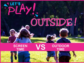 Screen time vs outdoor playtime
