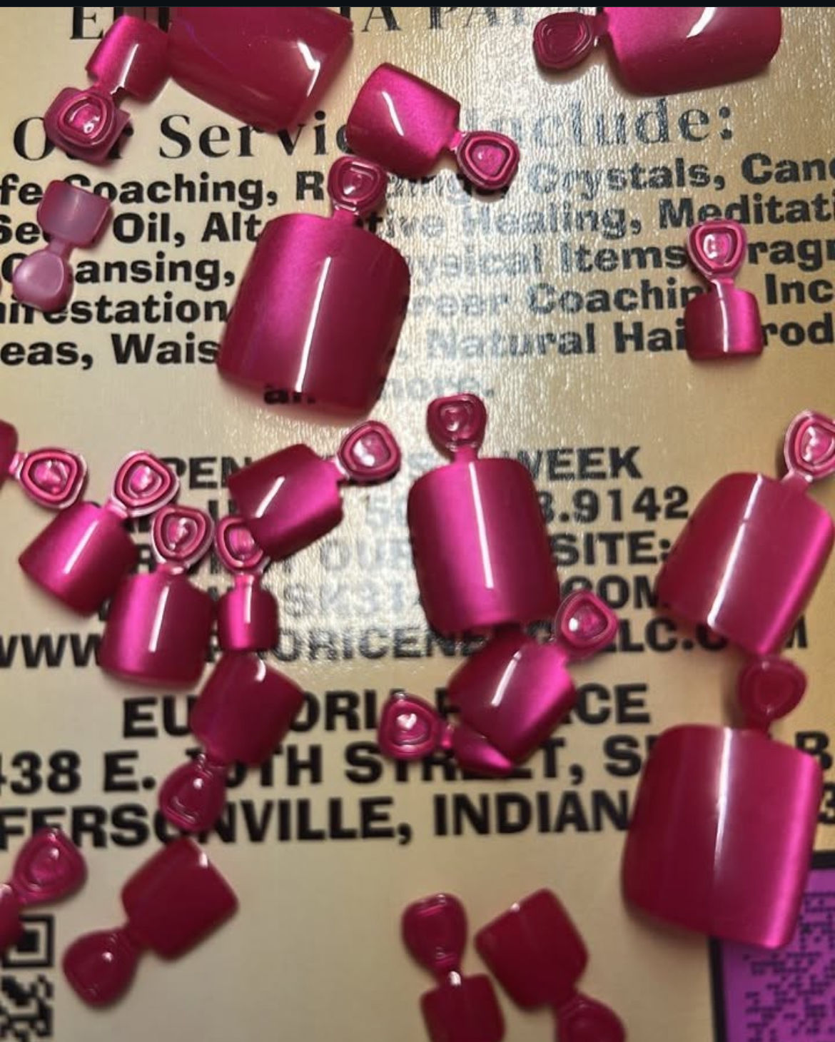 Cadillac Pink Press-On  Nails