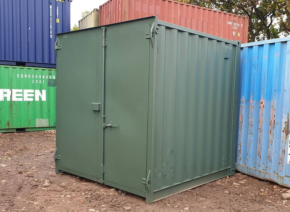8ft Double Door Storage Container - New/One Trip
