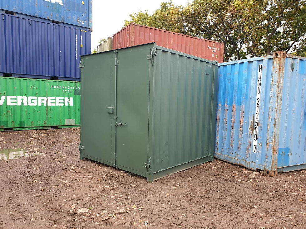 Thumbnail: 8ft Double Door Storage Container - New/One Trip