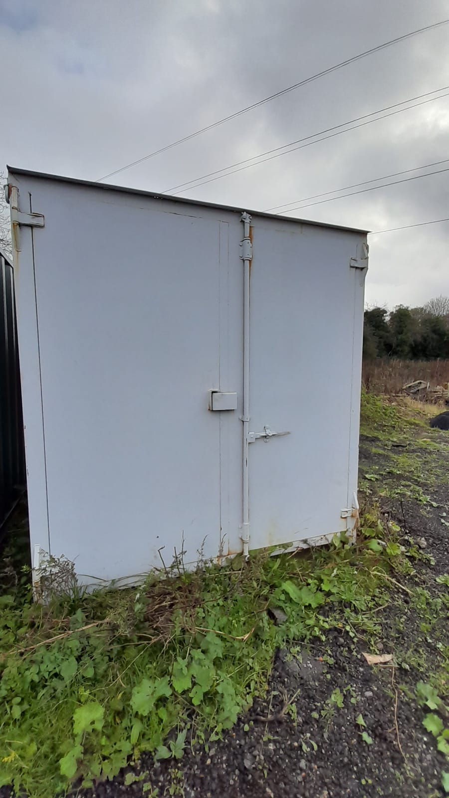 Thumbnail: Grey 8ft shipping container