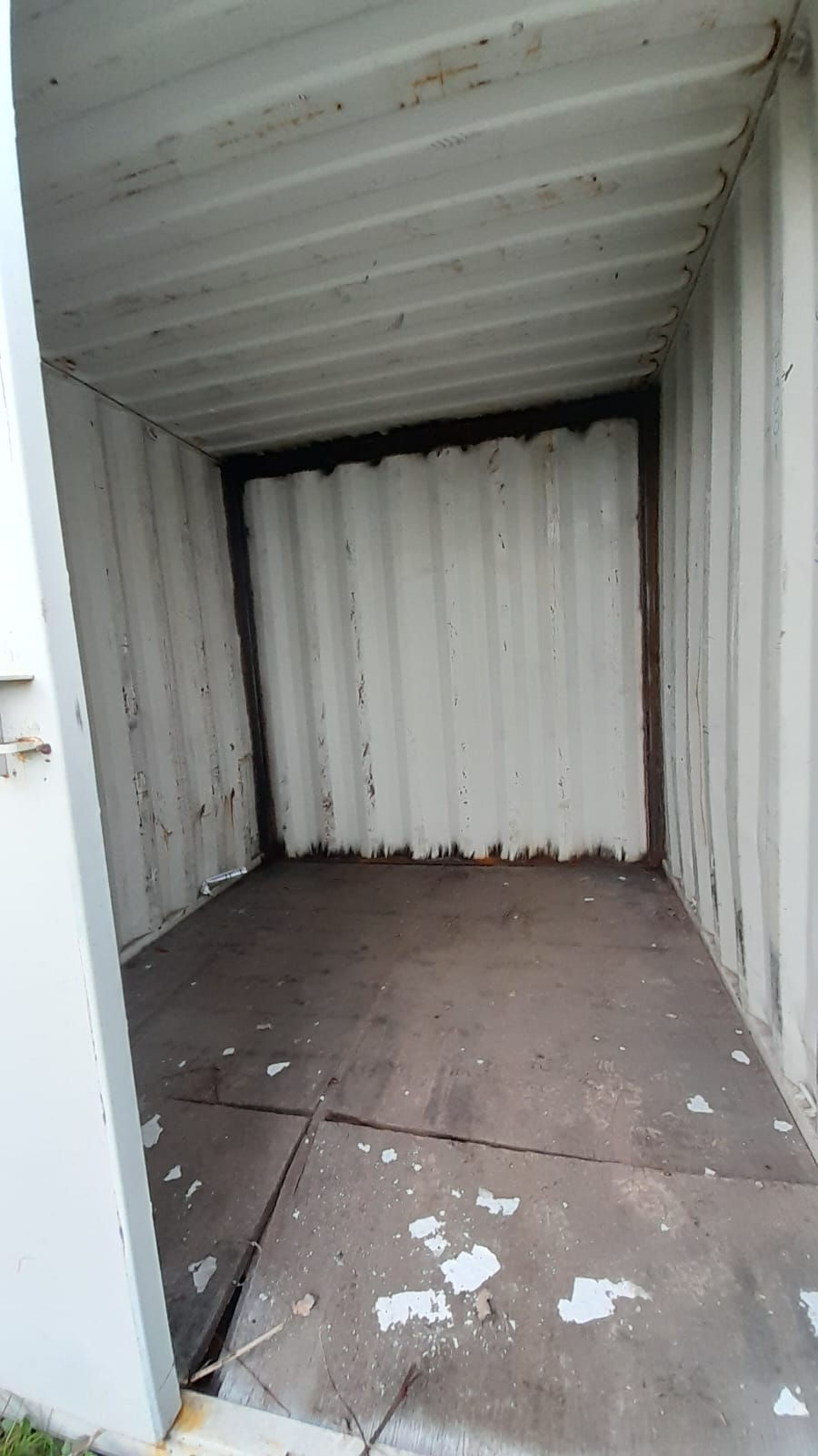 Grey 8ft shipping container