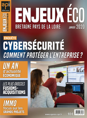 Maquette et mise en page du magazine Enjeux Éco - Janvier 2020