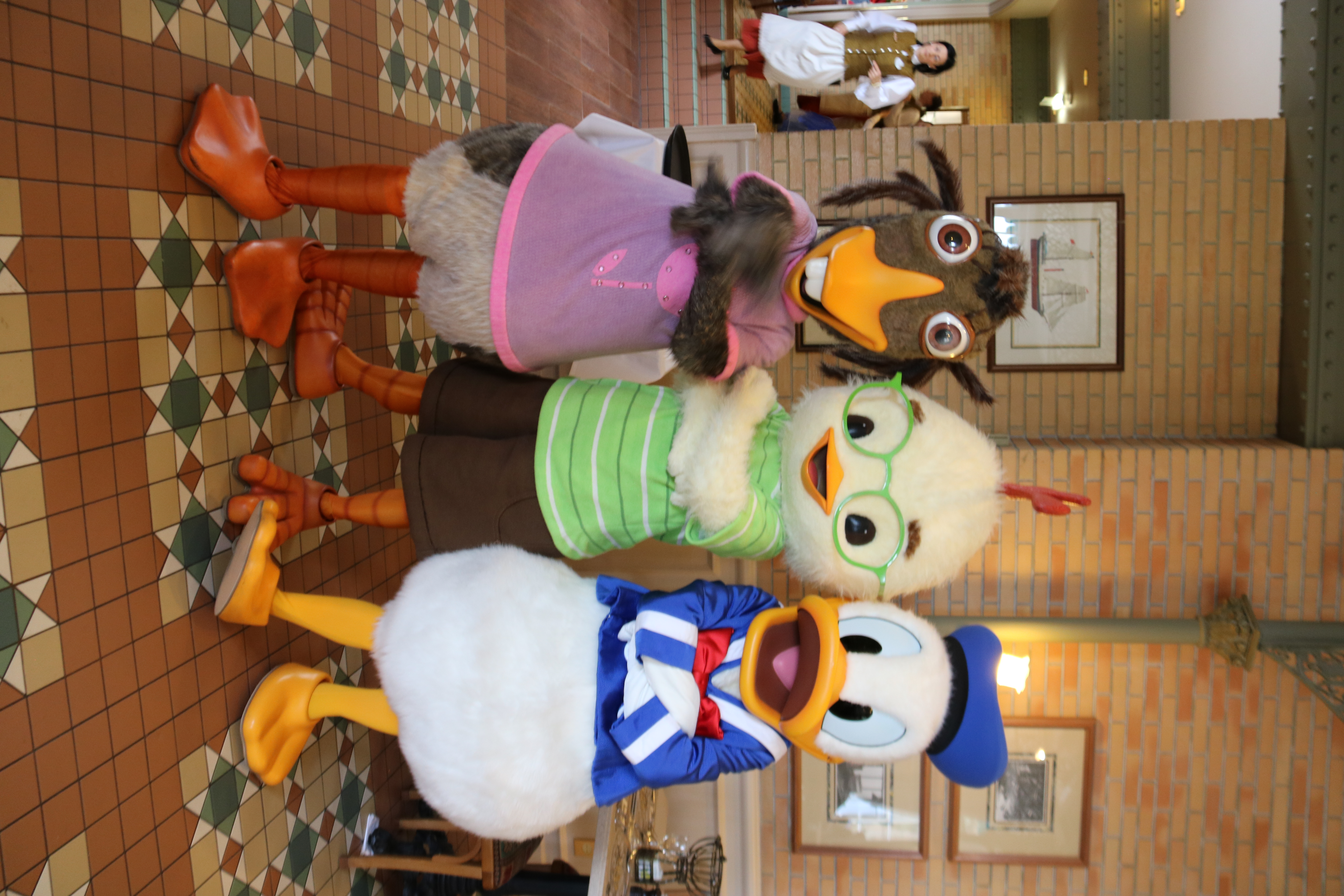 Abby, Chicken Little, and Donald
