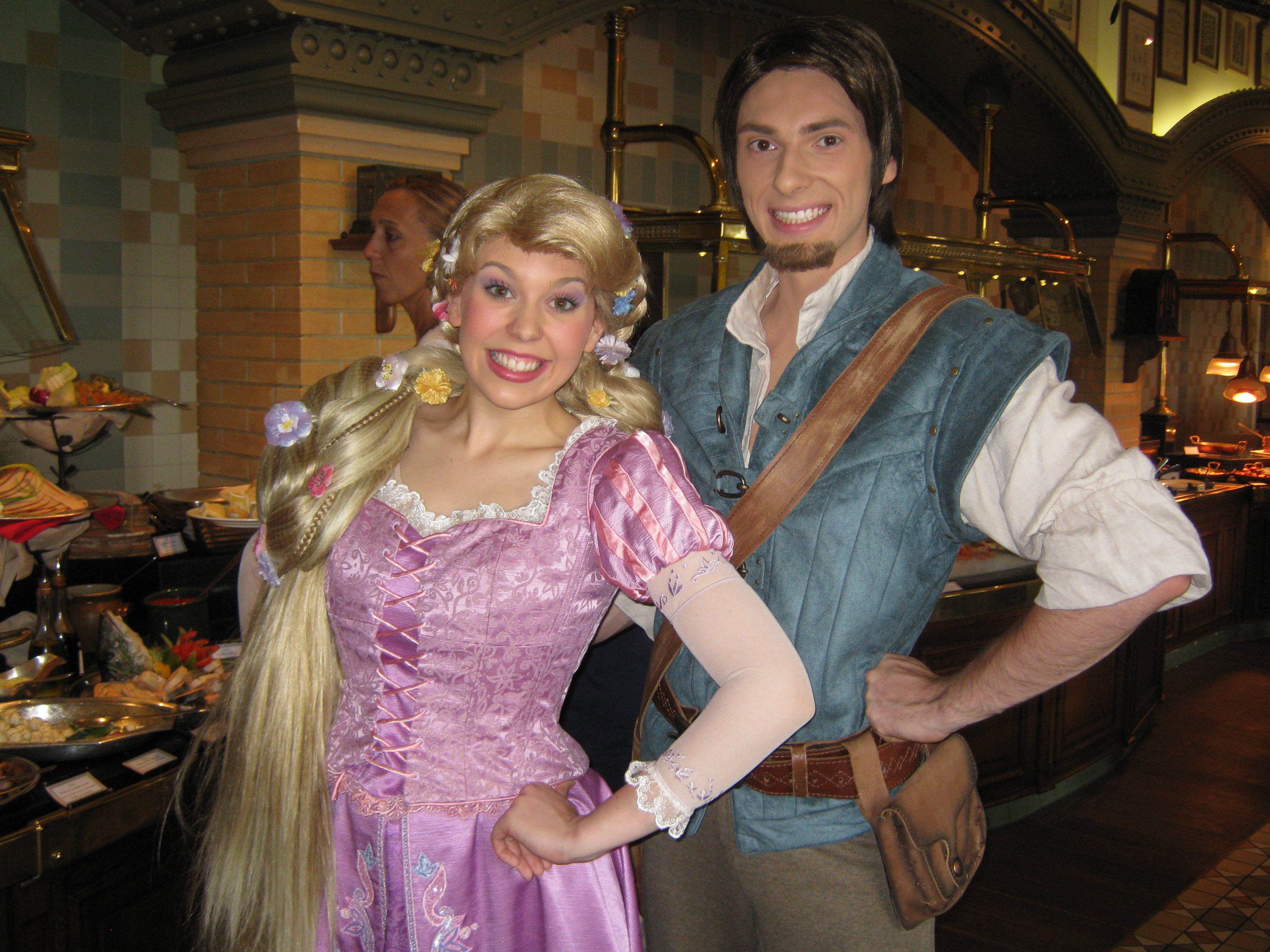 Rapunzel and Flynn Rider
