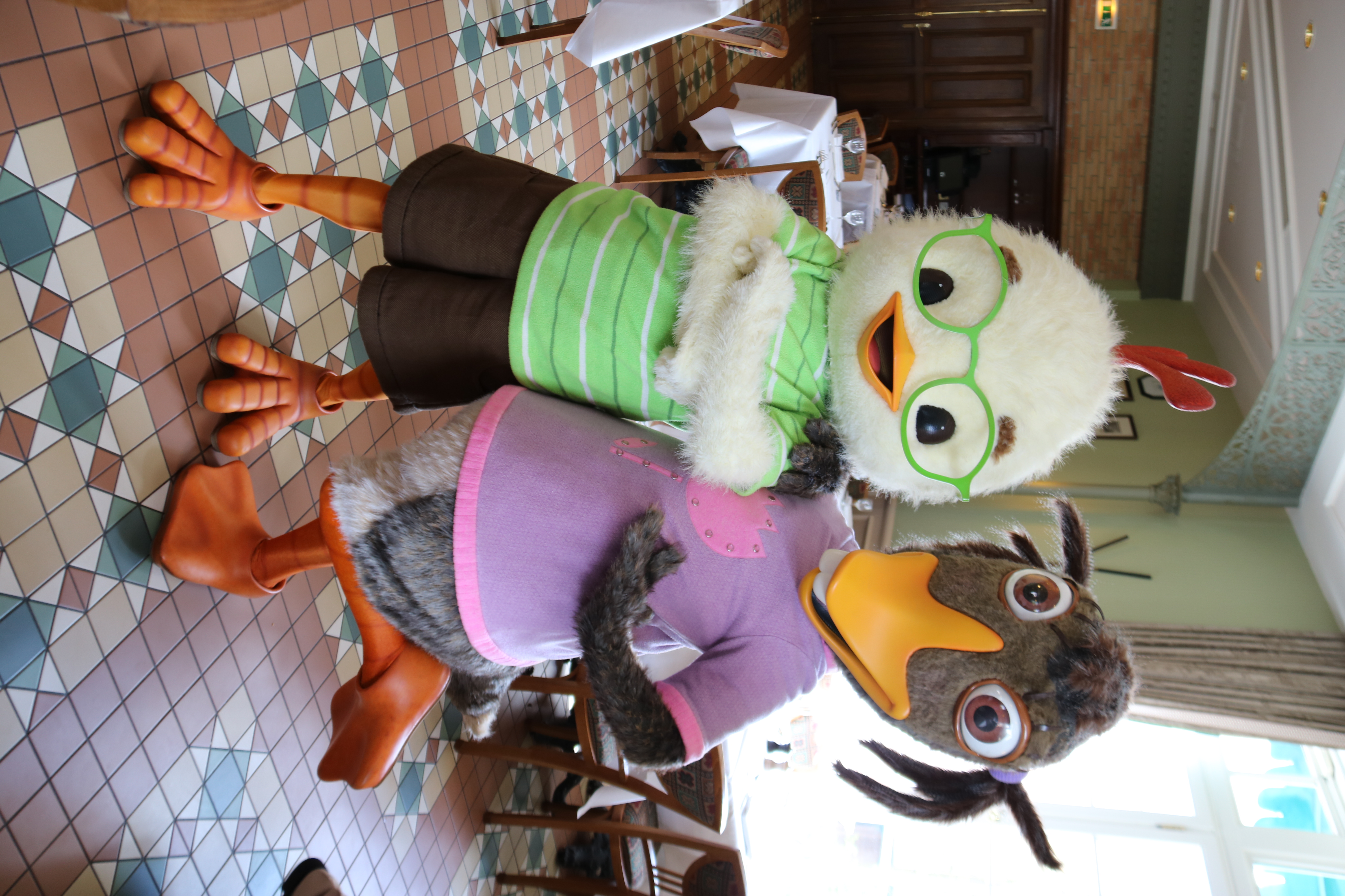 Chicken Little and Abby Mallard