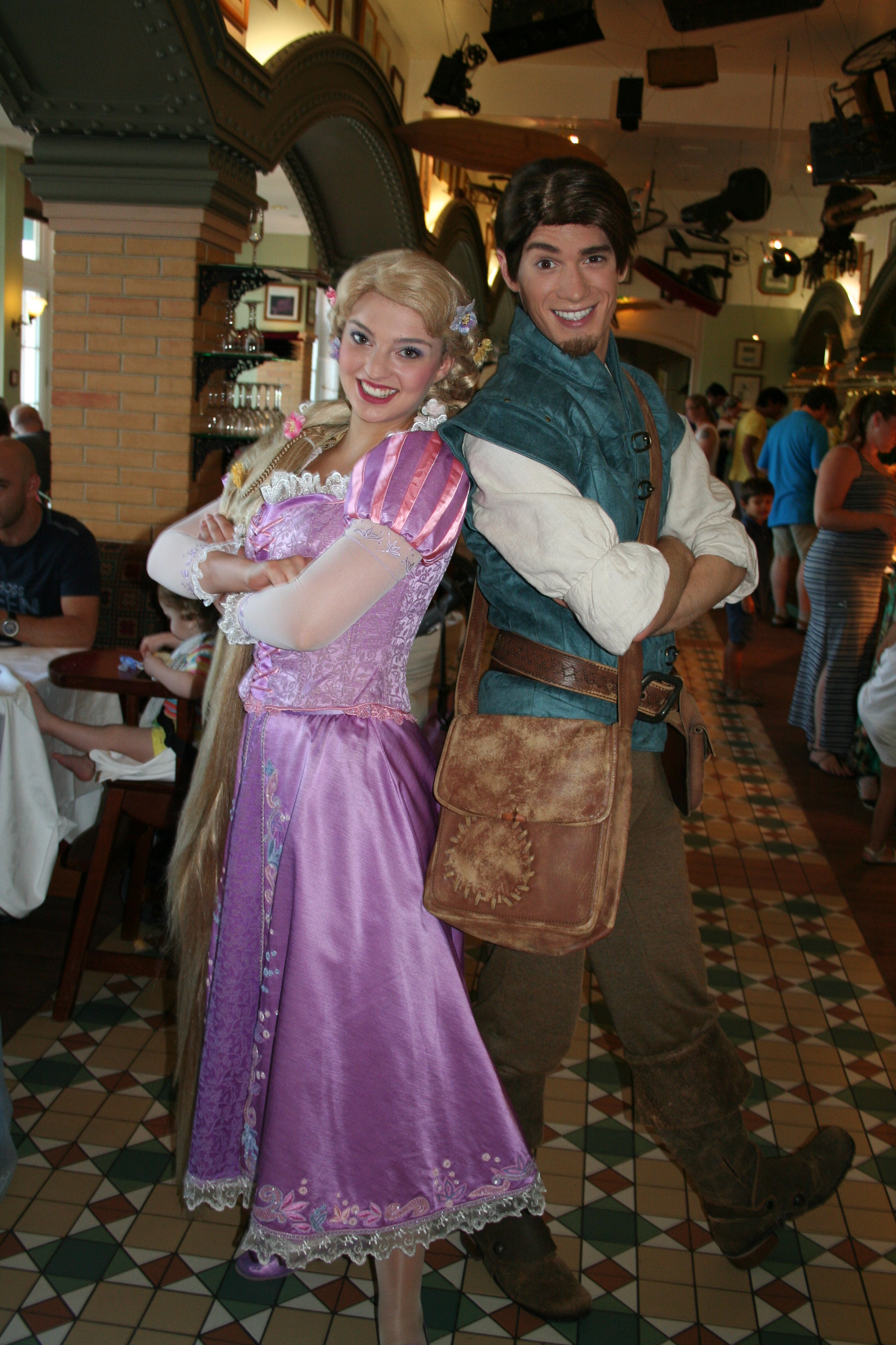 Rapunzel and Flynn Rider