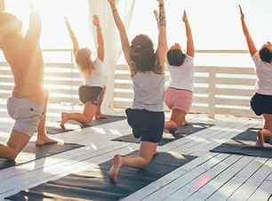 Yoga sur le pont