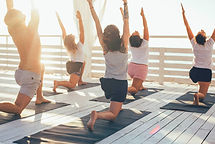 Yoga sur le pont