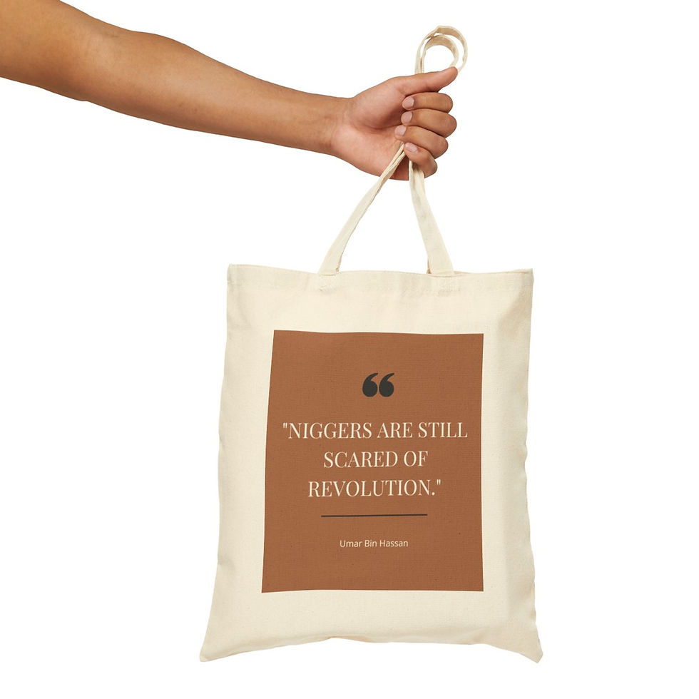 Thumbnail: Scared of Revolution Cotton Canvas Tote Bag